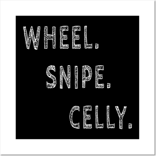 wheel snipe celly funny meme hockey Posters and Art